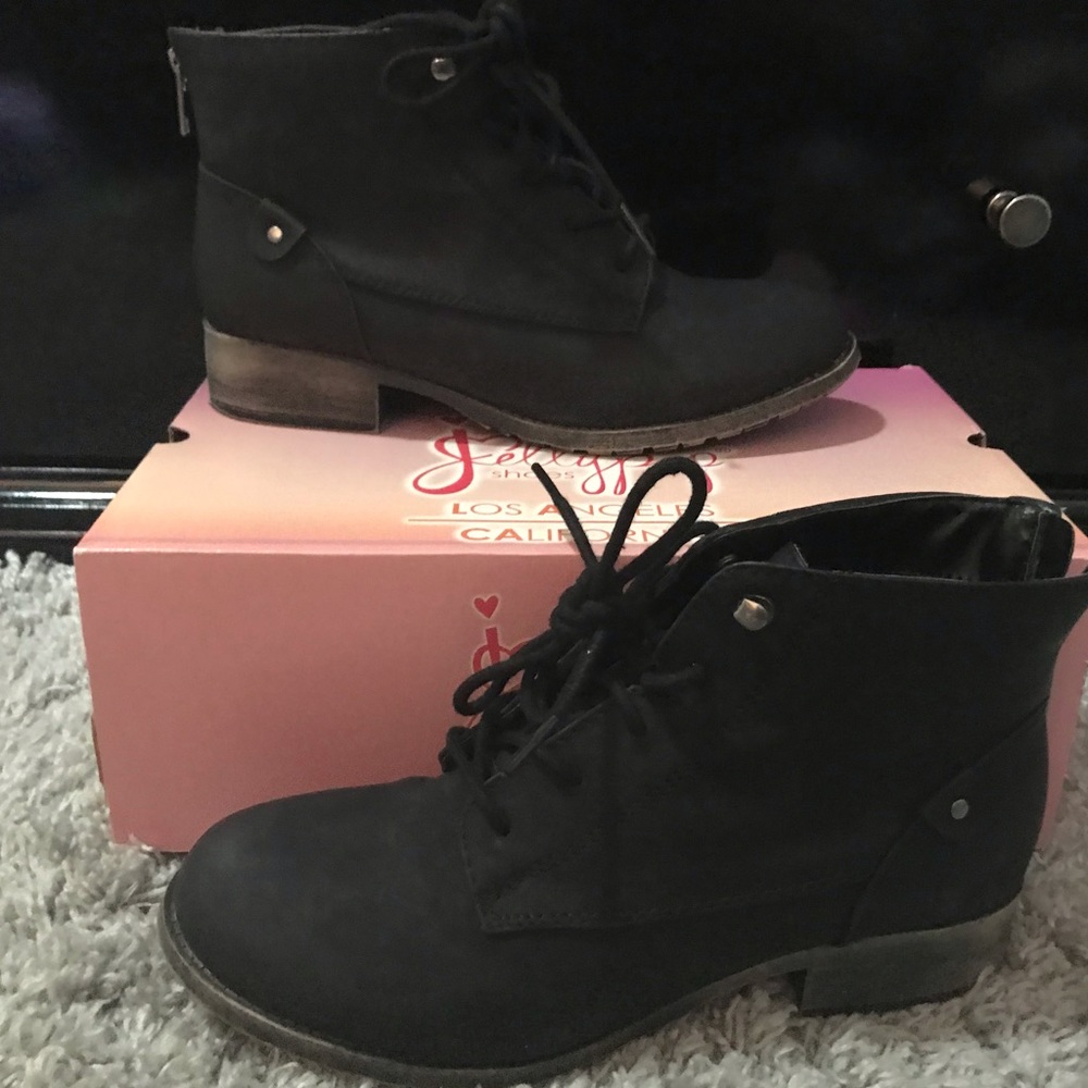 Jellypop Black Booties